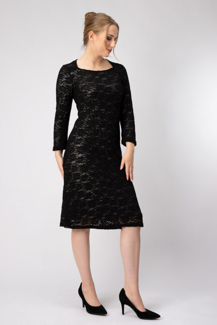 Spitzenkleid VIOLETTA LaceBlackSilver